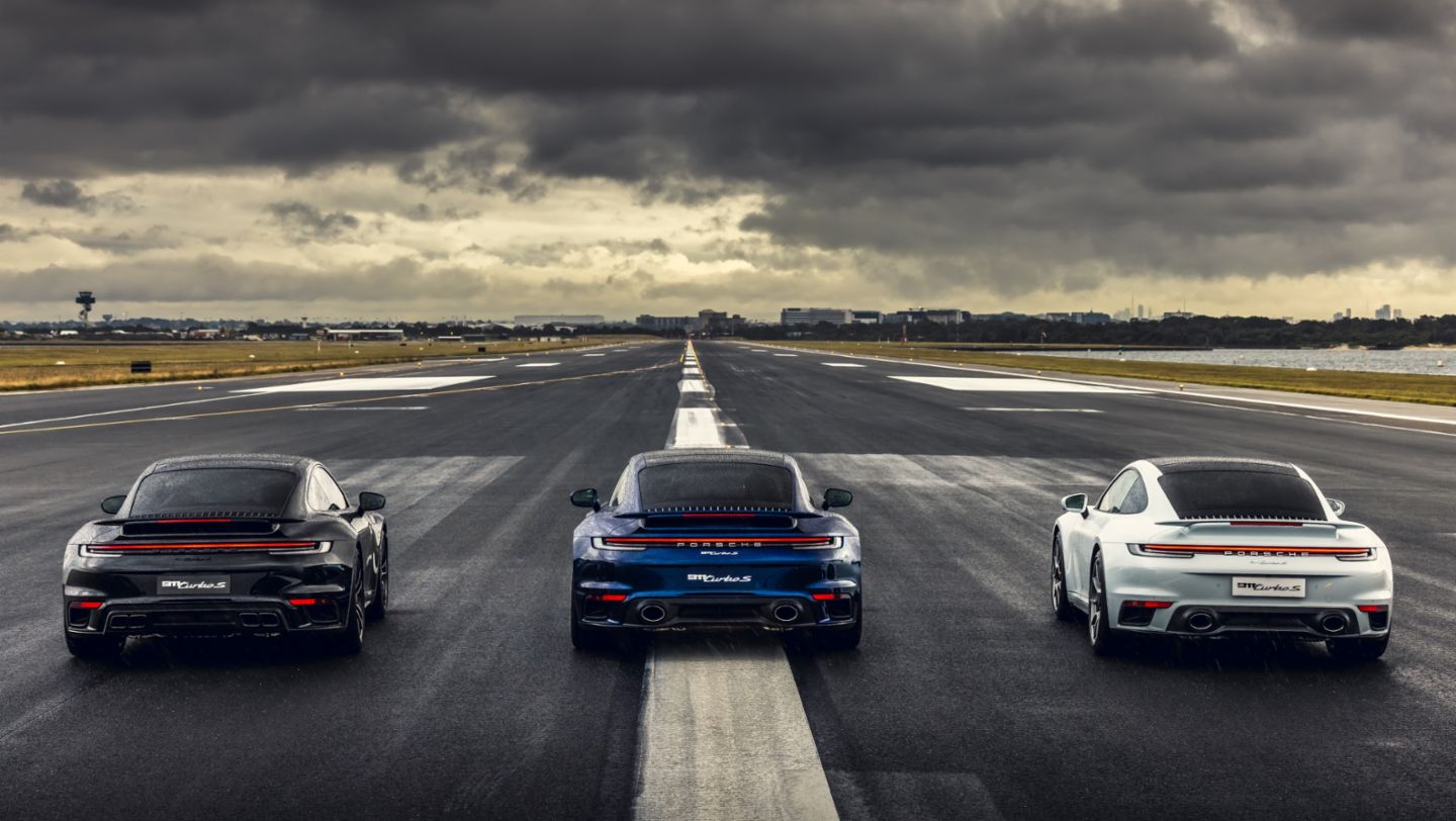 Porsche 911 Turbo S, Launch Control event, Sydney Airport, 2020, Porsche Cars Australia